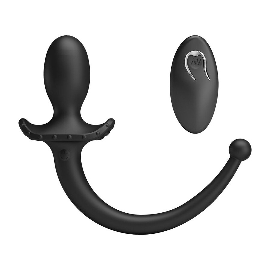 MR PLAY - WIRELESS REMOTE CONTROL ANAL AND PERINEUM VIBRATOR BLACK
